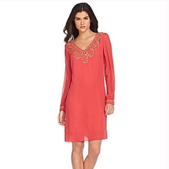 GIANNI Bini Valentine long sleeve dress - Picture 1 of 8